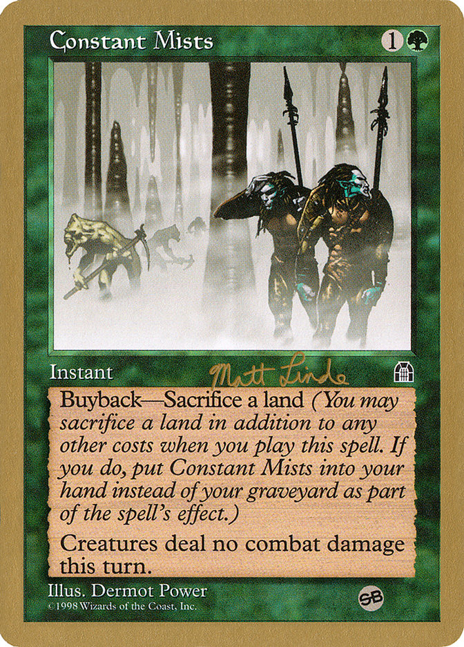 Constant Mists (Matt Linde) (SB) [World Championship Decks 1999] | Rock City Comics