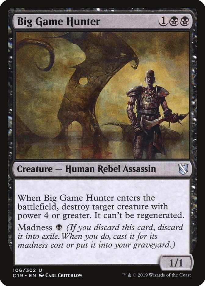 Big Game Hunter [Commander 2019] | Rock City Comics