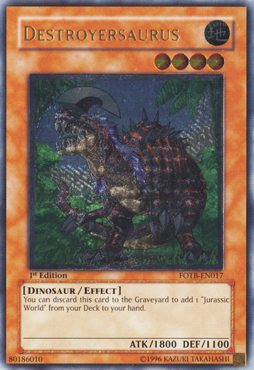 Destroyersaurus [FOTB-EN017] Ultimate Rare | Rock City Comics