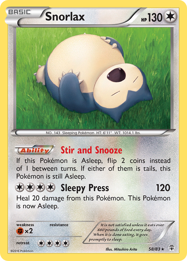 Snorlax (58/83) [XY: Generations] | Rock City Comics