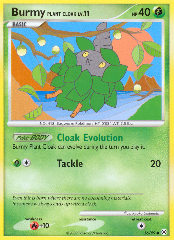 Burmy Plant Cloak (56/99) [Platinum: Arceus] | Rock City Comics