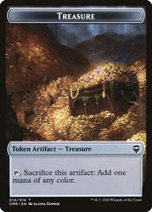 Rock // Treasure Token [Commander Legends Tokens] | Rock City Comics