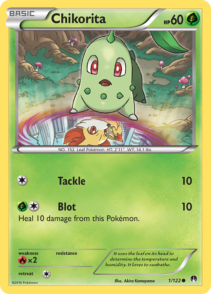 Chikorita (1/122) [XY: BREAKpoint] | Rock City Comics