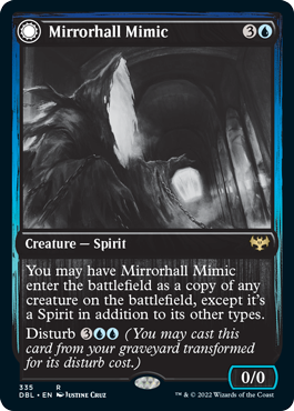 Mirrorhall Mimic // Ghastly Mimicry [Innistrad: Double Feature] | Rock City Comics