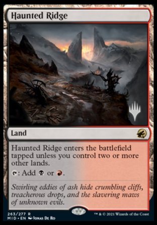 Haunted Ridge (Promo Pack) [Innistrad: Midnight Hunt Promos] | Rock City Comics