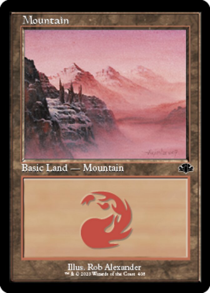 Mountain (408) (Retro) [Dominaria Remastered] | Rock City Comics