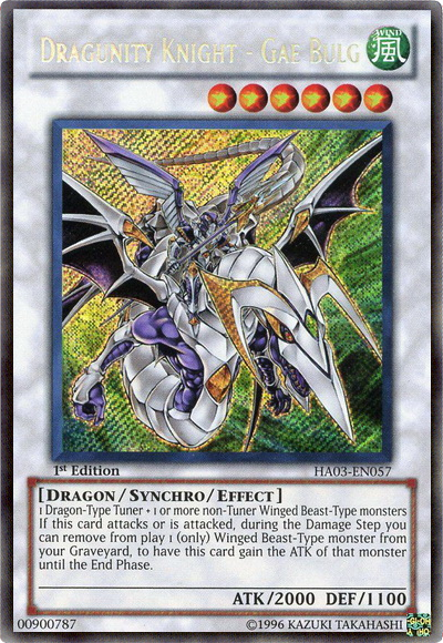 Dragunity Knight - Gae Bulg [HA03-EN057] Secret Rare | Rock City Comics