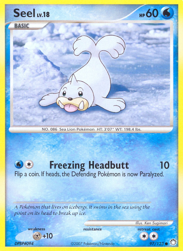 Seel (97/123) [Diamond & Pearl: Mysterious Treasures] | Rock City Comics