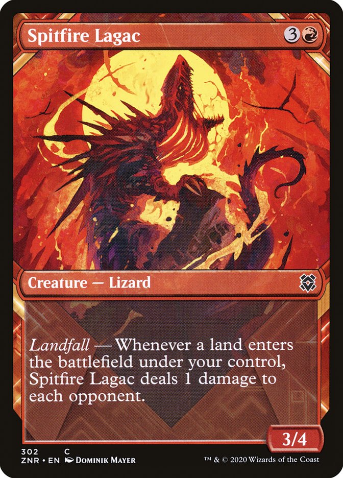 Spitfire Lagac (Showcase) [Zendikar Rising] | Rock City Comics
