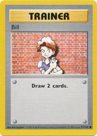 Bill (91/102) [Base Set Shadowless Unlimited] | Rock City Comics