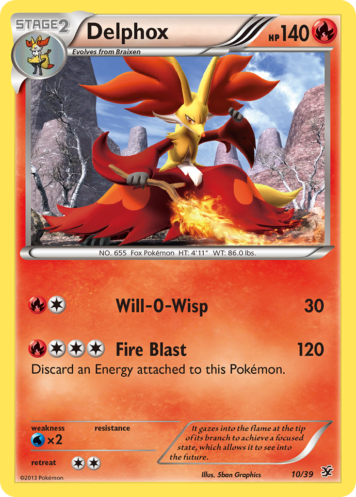 Delphox (10/39) [XY: Kalos Starter Set] | Rock City Comics