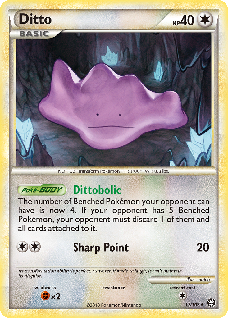 Ditto (17/102) [HeartGold & SoulSilver: Triumphant] | Rock City Comics