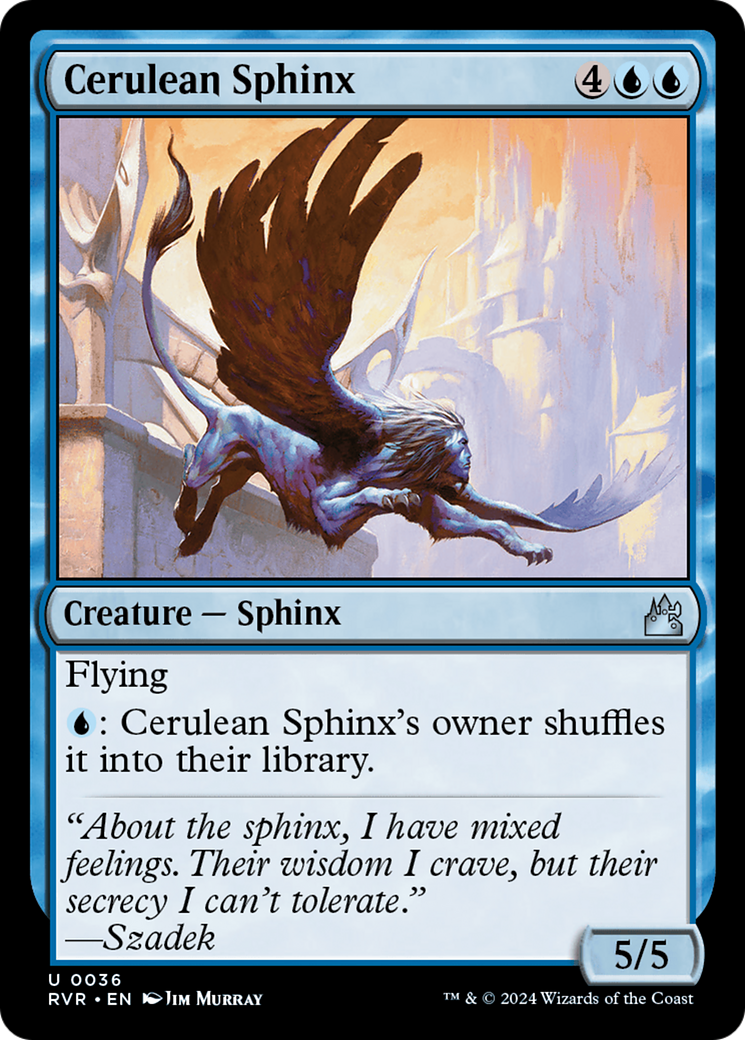 Cerulean Sphinx [Ravnica Remastered] | Rock City Comics