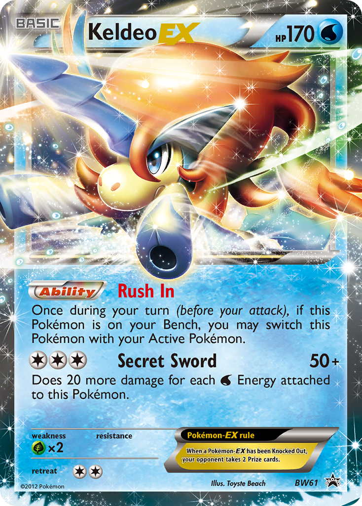 Keldeo EX (BW61) [Black & White: Black Star Promos] | Rock City Comics