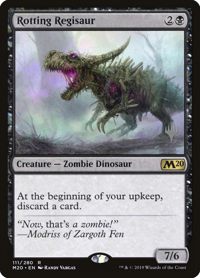 Rotting Regisaur (Promo Pack) [Core Set 2020 Promos] | Rock City Comics