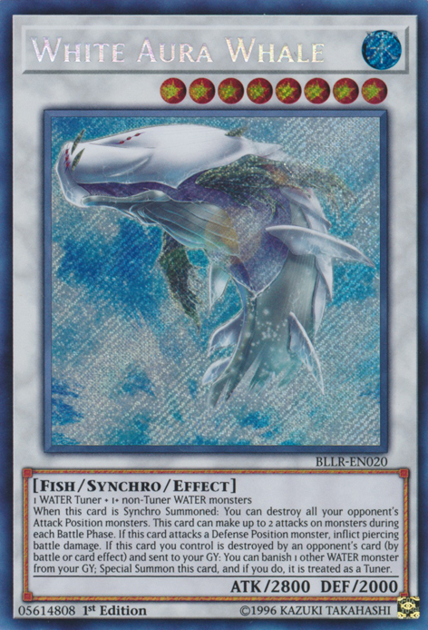 White Aura Whale [BLLR-EN020] Secret Rare | Rock City Comics