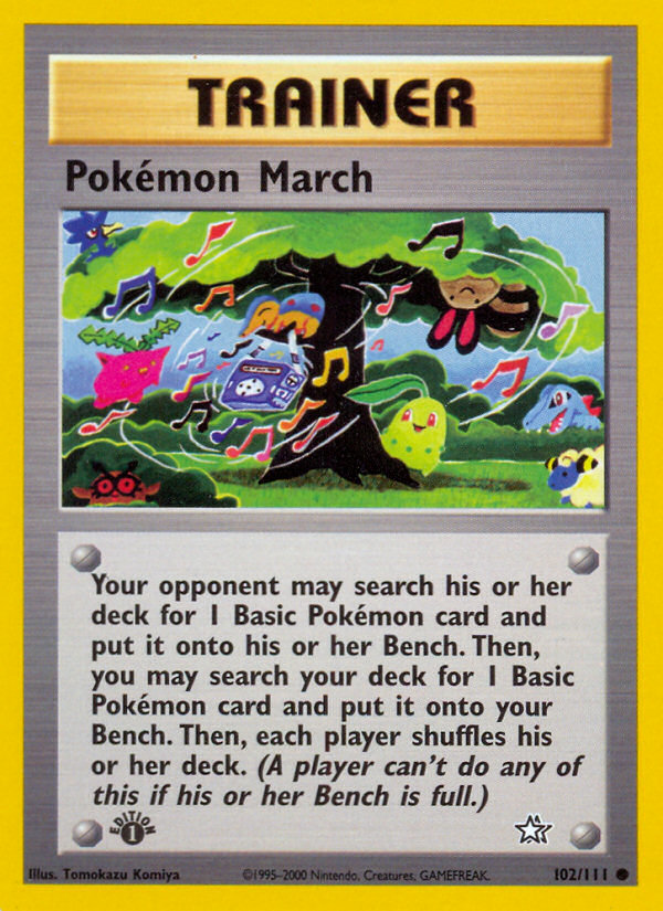 Pokemon March (102/111) [Neo Genesis 1st Edition] | Rock City Comics