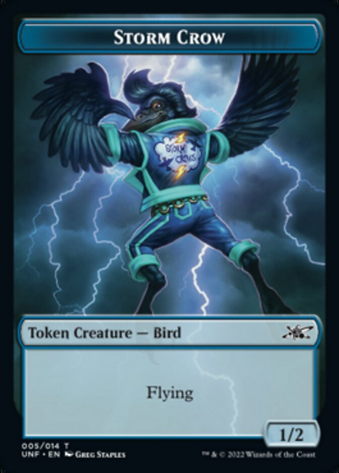 Storm Crow Token [Unfinity Tokens] | Rock City Comics