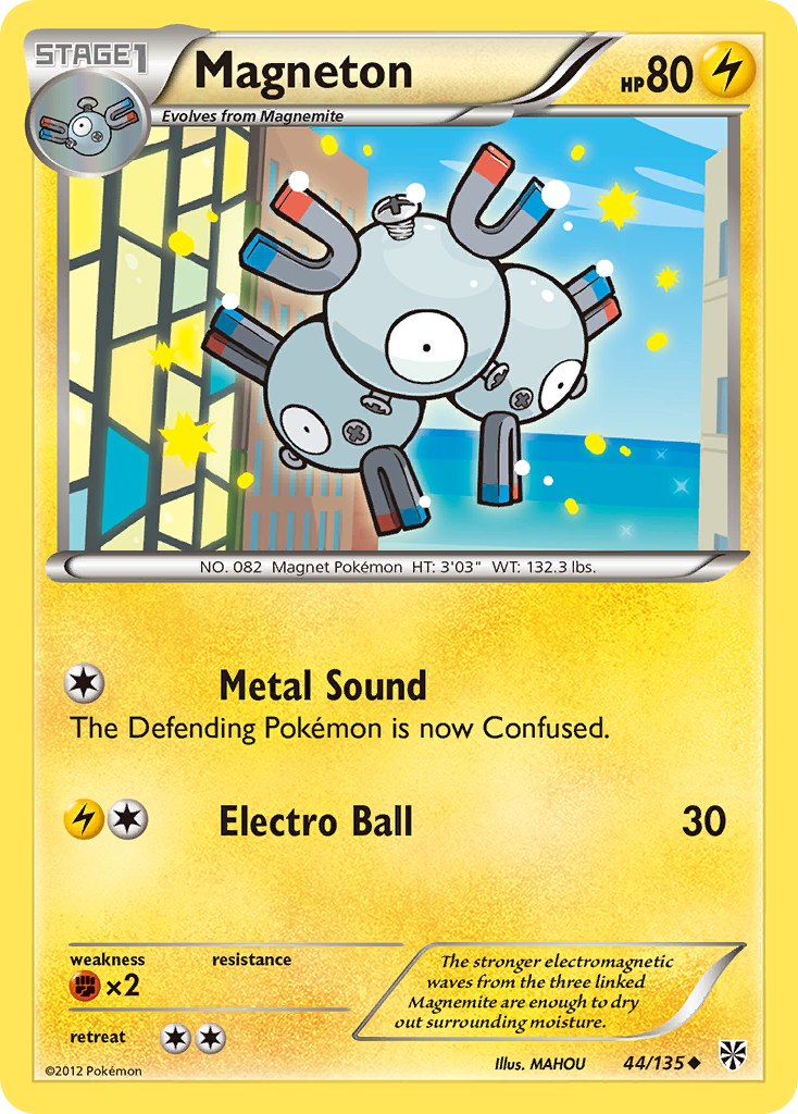 Magneton (44/135) [Black & White: Plasma Storm] | Rock City Comics