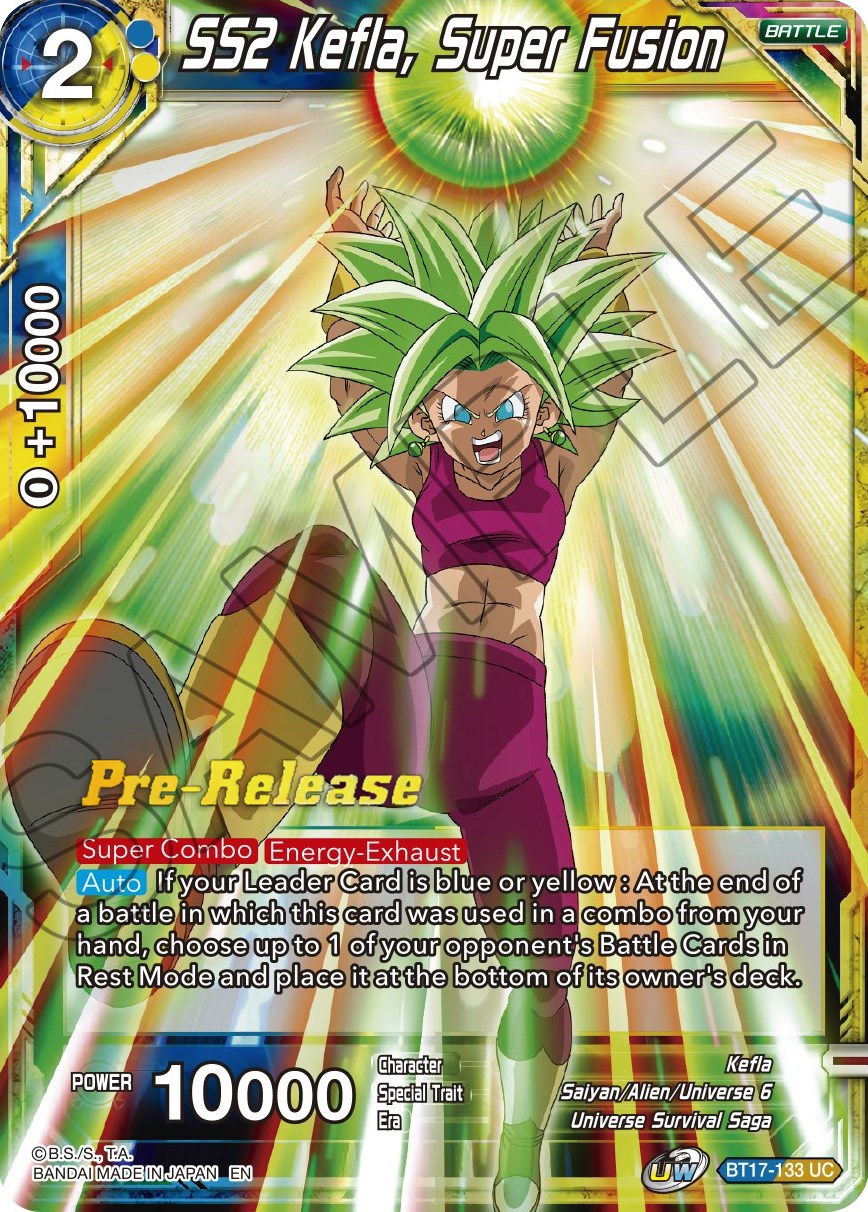 SS2 Kefla, Super Fusion (BT17-133) [Ultimate Squad Prerelease Promos] | Rock City Comics