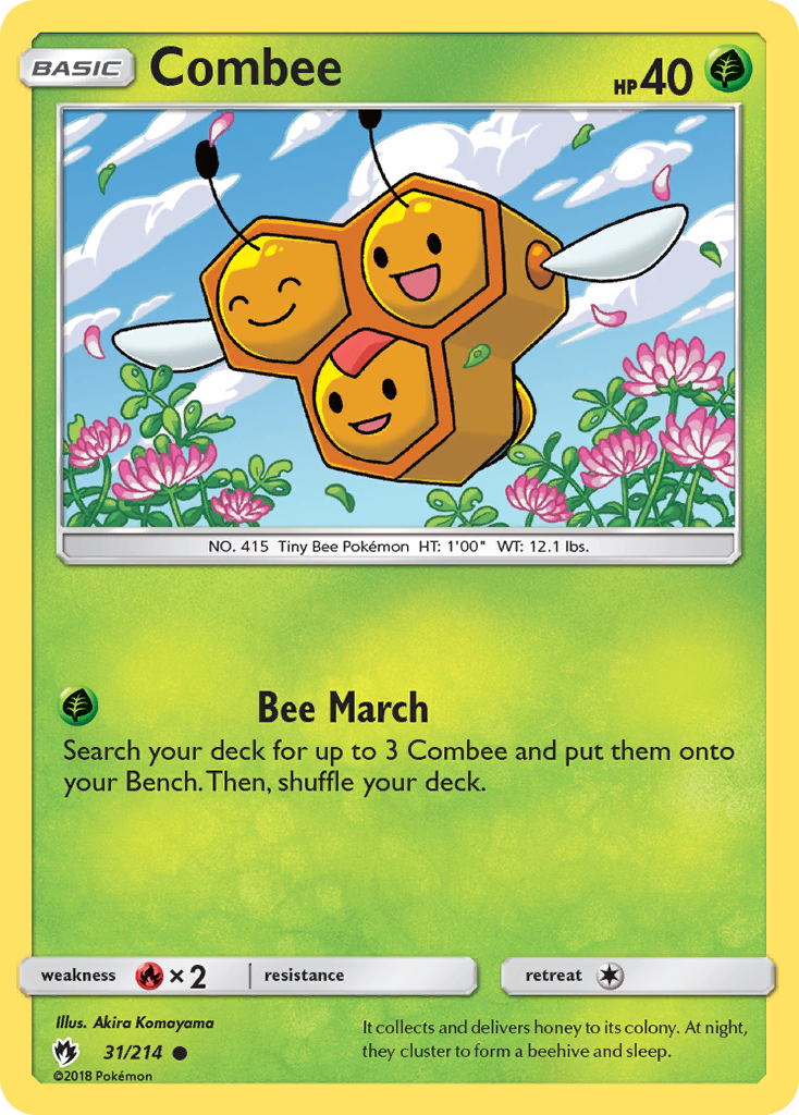 Combee (31/214) [Sun & Moon: Lost Thunder] | Rock City Comics