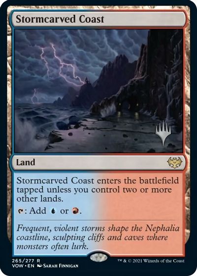 Stormcarved Coast (Promo Pack) [Innistrad: Crimson Vow Promos] | Rock City Comics