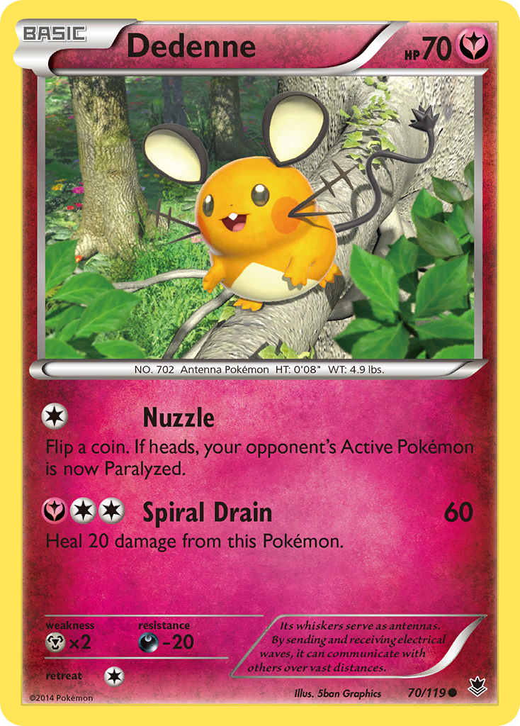 Dedenne (70/119) [XY: Phantom Forces] | Rock City Comics