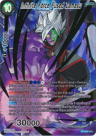 Infinite Force Fused Zamasu (SPR) [BT2-058] | Rock City Comics