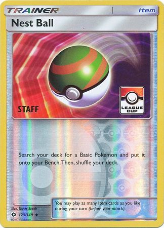 Nest Ball (123/149) (League Promo Staff) [Sun & Moon: Base Set] | Rock City Comics