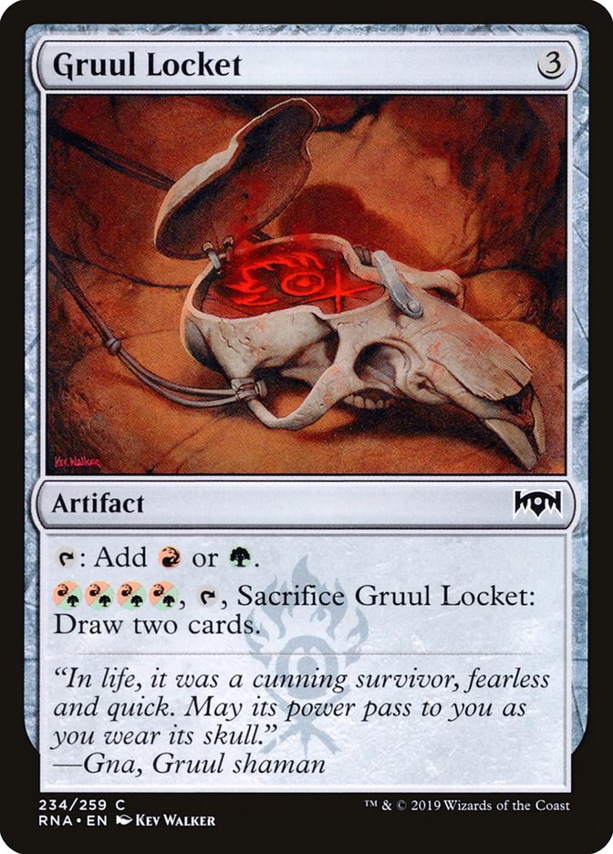 Gruul Locket [Ravnica Allegiance] | Rock City Comics