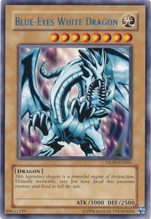 Blue-Eyes White Dragon (Silver) [DL09-EN001] Rare | Rock City Comics