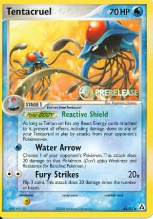 Tentacruel (45/92) (Prerelease Promo) [Nintendo: Black Star Promos] | Rock City Comics