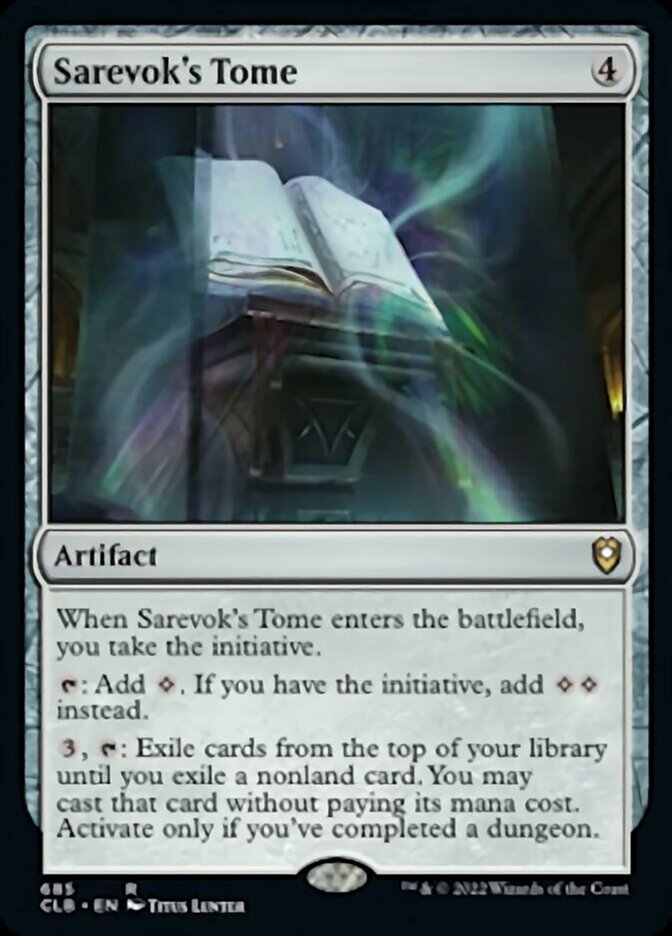 Sarevok's Tome [Commander Legends: Battle for Baldur's Gate] | Rock City Comics