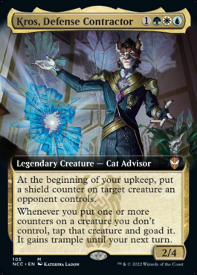 Kros, Defense Contractor (Extended Art) [Streets of New Capenna Commander] | Rock City Comics