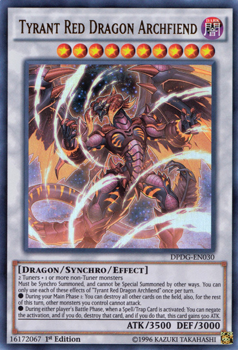 Tyrant Red Dragon Archfiend [DPDG-EN030] Ultra Rare | Rock City Comics