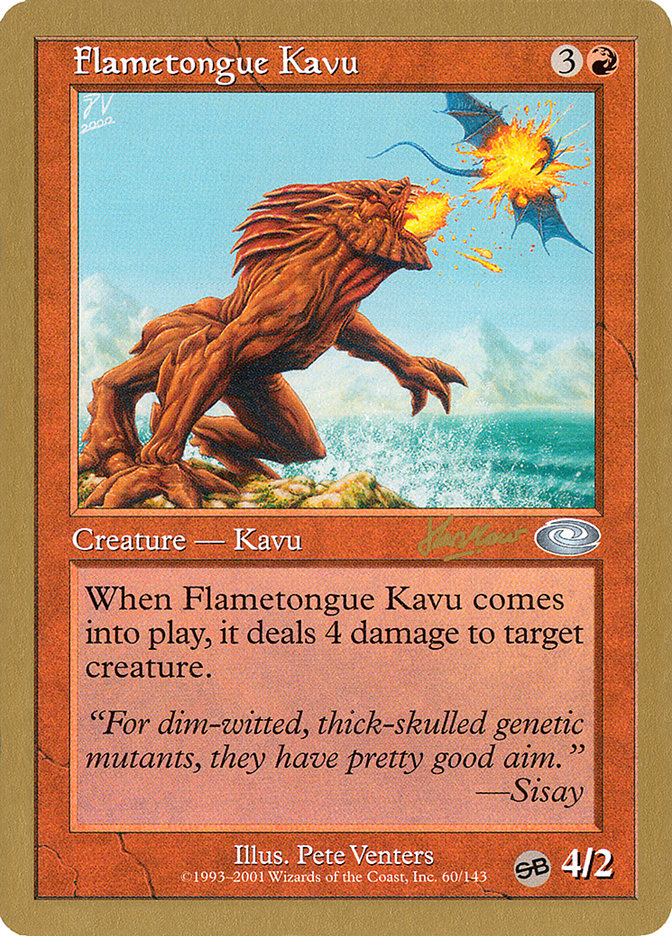 Flametongue Kavu (Sim Han How) (SB) [World Championship Decks 2002] | Rock City Comics