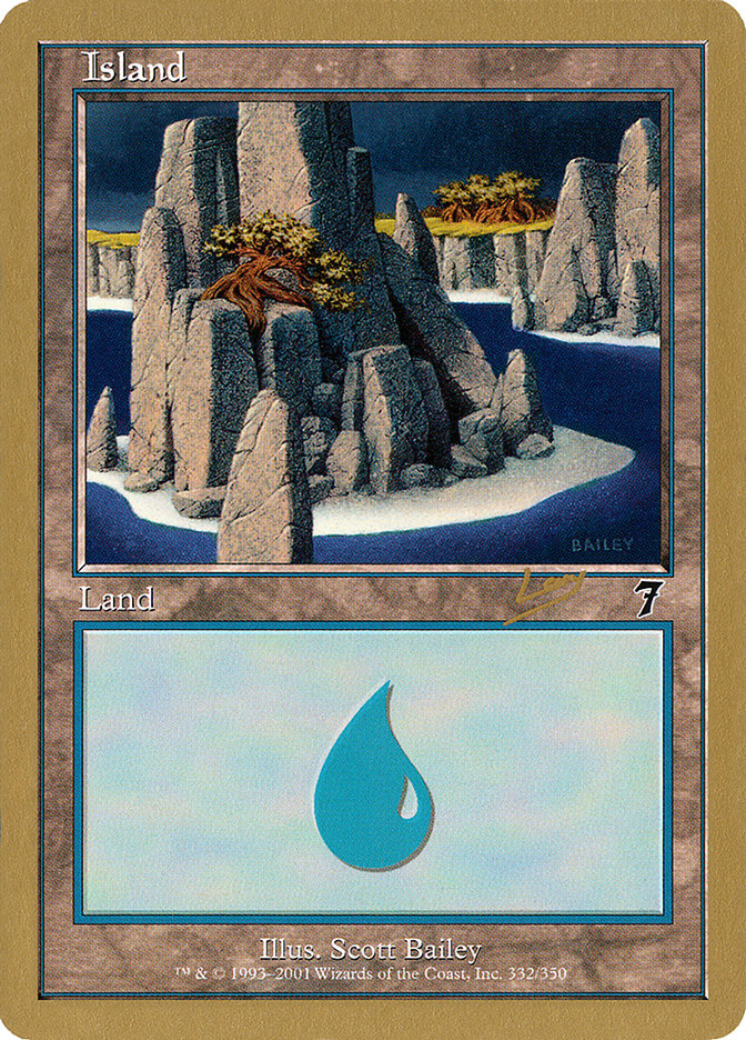 Island (rl332) (Raphael Levy) [World Championship Decks 2002] | Rock City Comics