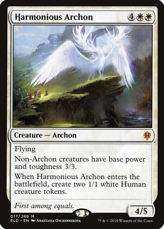 Harmonious Archon [Throne of Eldraine] | Rock City Comics