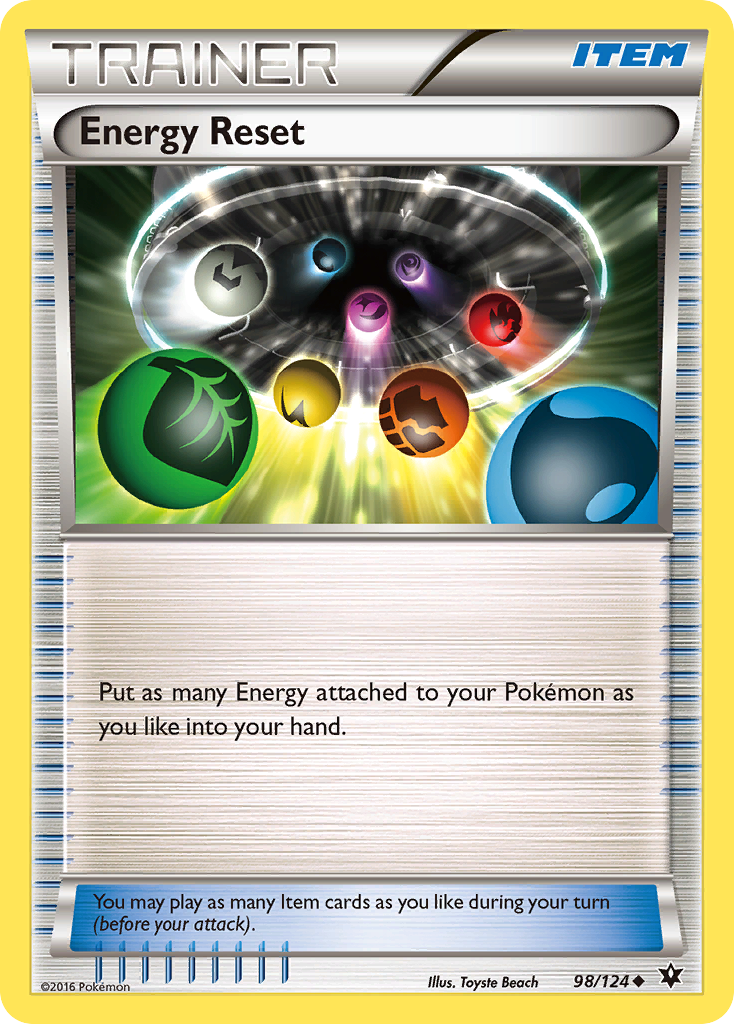 Energy Reset (98/124) [XY: Fates Collide] | Rock City Comics