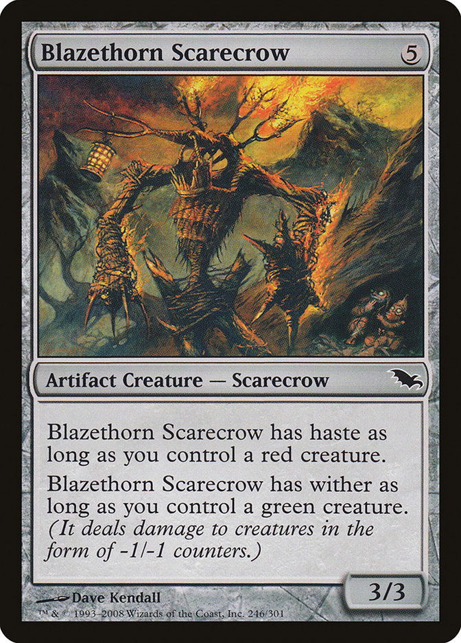 Blazethorn Scarecrow [Shadowmoor] | Rock City Comics