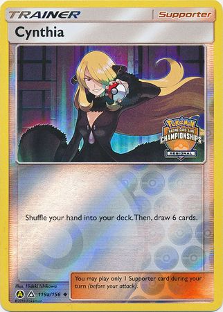 Cynthia (119a/156) (Regional Championship Promo) [Sun & Moon: Ultra Prism] | Rock City Comics