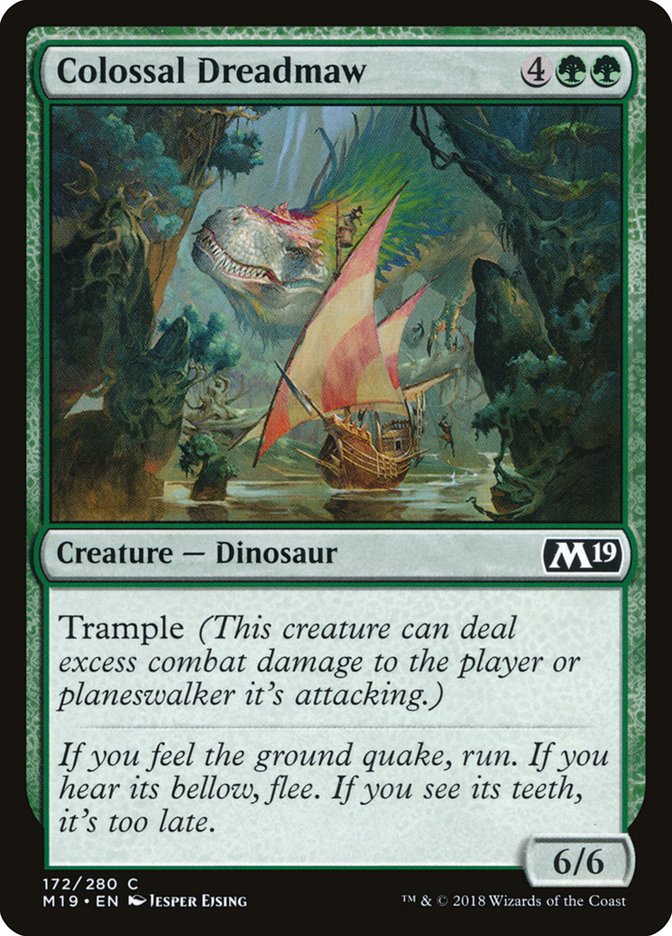 Colossal Dreadmaw [Core Set 2019] | Rock City Comics