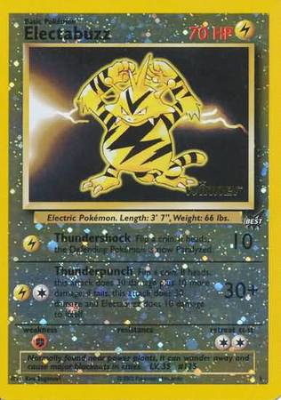 Electabuzz (1) (Winner) [Best of Promos] | Rock City Comics