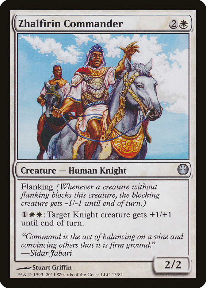 Zhalfirin Commander [Duel Decks: Knights vs. Dragons] | Rock City Comics