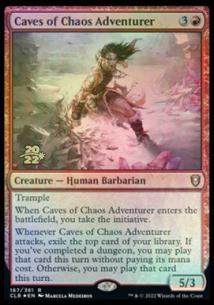 Caves of Chaos Adventurer [Commander Legends: Battle for Baldur's Gate Prerelease Promos] | Rock City Comics