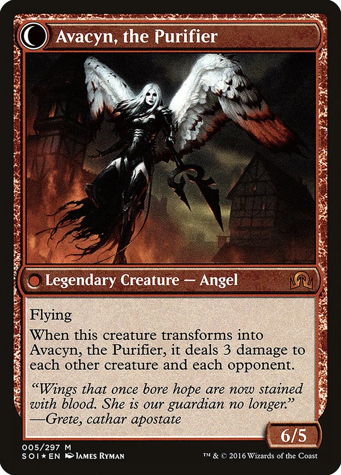 Archangel Avacyn // Avacyn, the Purifier [Shadows over Innistrad Prerelease Promos] | Rock City Comics