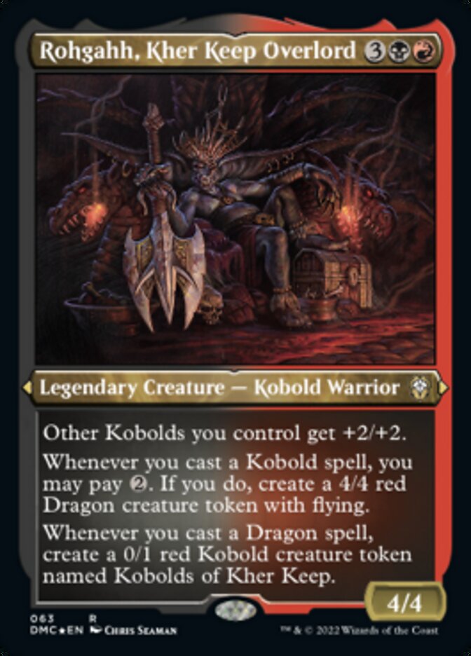 Rohgahh, Kher Keep Overlord (Foil Etched) [Dominaria United Commander] | Rock City Comics