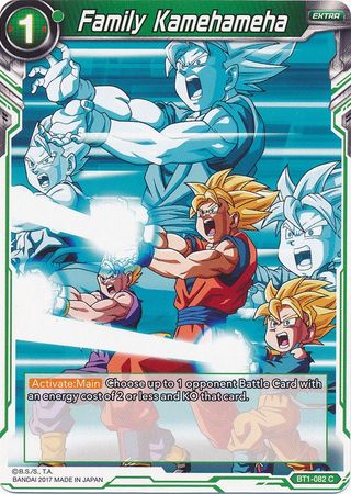 Family Kamehameha [BT1-082] | Rock City Comics