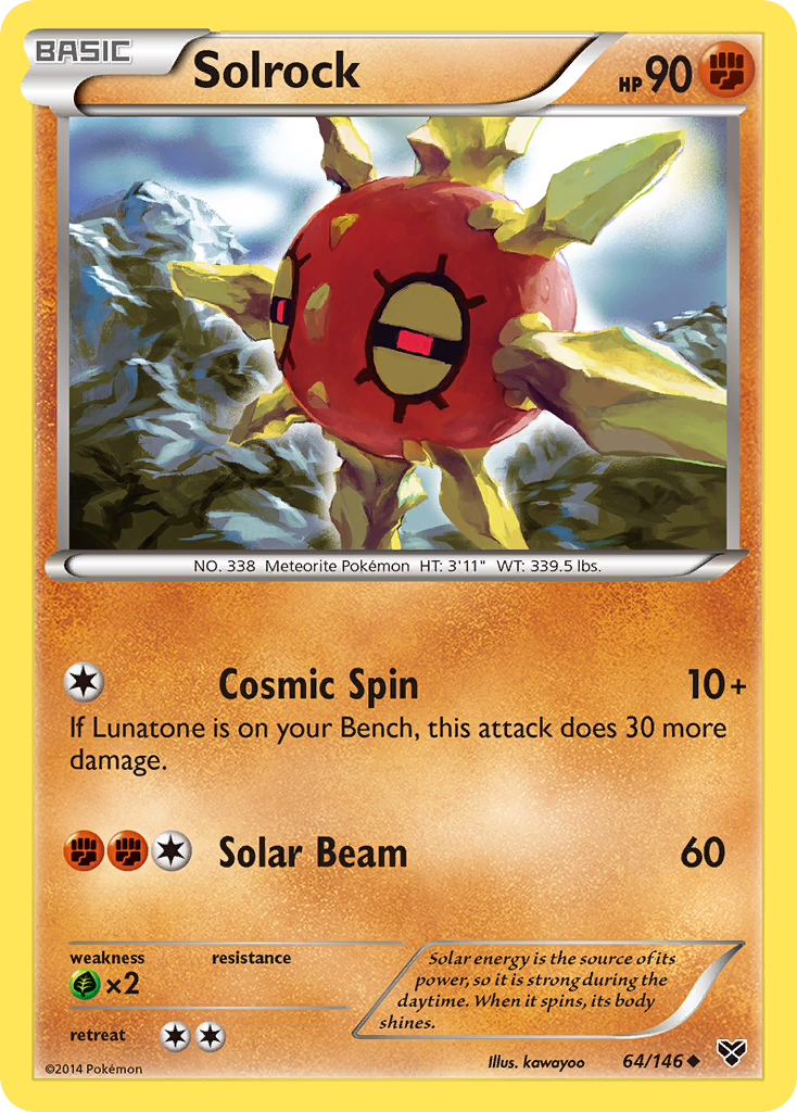 Solrock (64/146) [XY: Base Set] | Rock City Comics