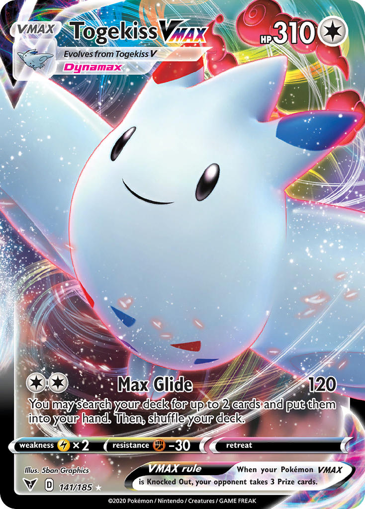 Togekiss VMAX (141/185) [Sword & Shield: Vivid Voltage] | Rock City Comics